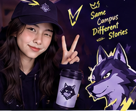 WOLVY Student Model & Mascot