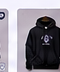 Hoodie Wolf Logo Black